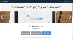 Desktop Screenshot of playship.com